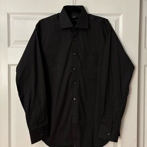 Ike Behar Men’s Black Shirt Size 16 L New Without Tags